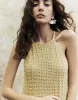 Sleeveless Crew Neck Knitted Dress sold by Urban Revivo