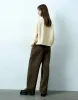 Elastic Waist Knitted Wide-Leg Pants sold by Urban Revivo