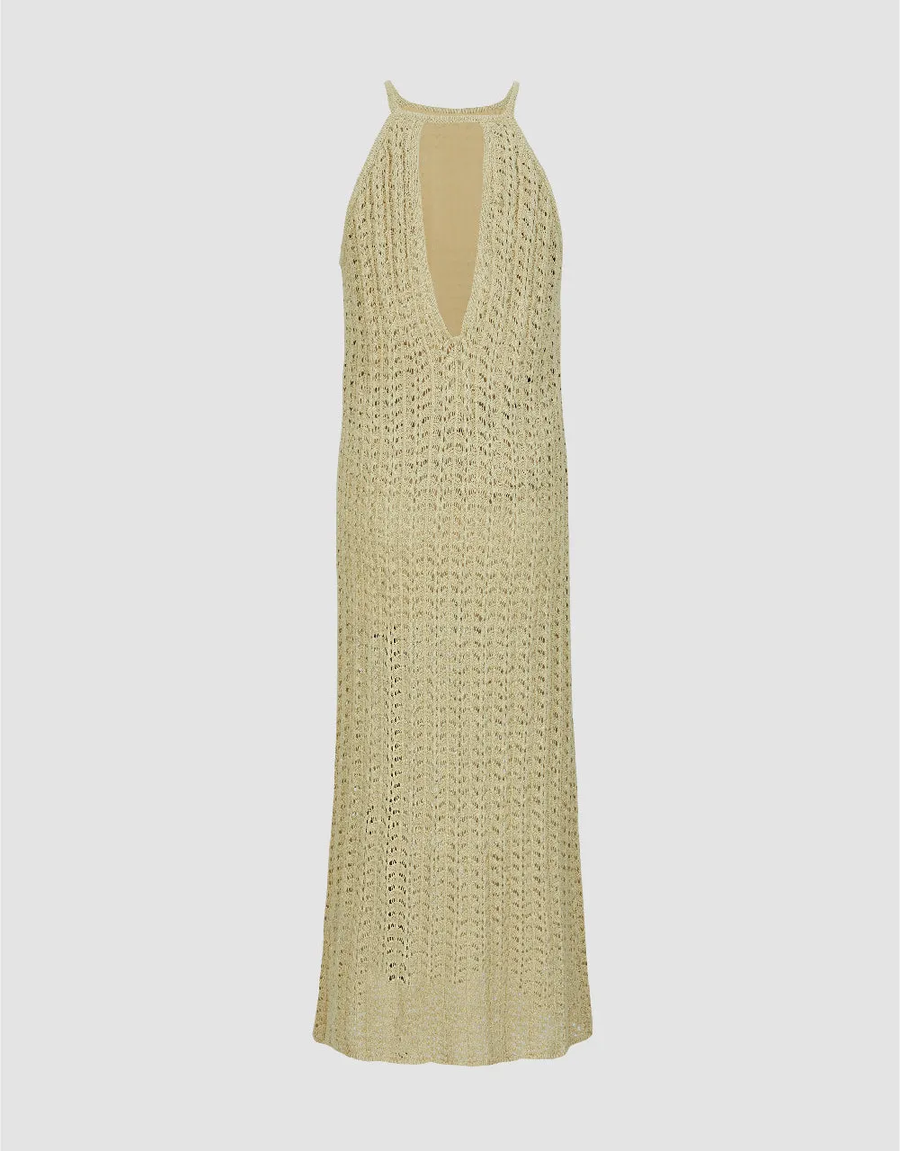 Sleeveless Crew Neck Knitted Dress sold by Urban Revivo product image thumbnail 5