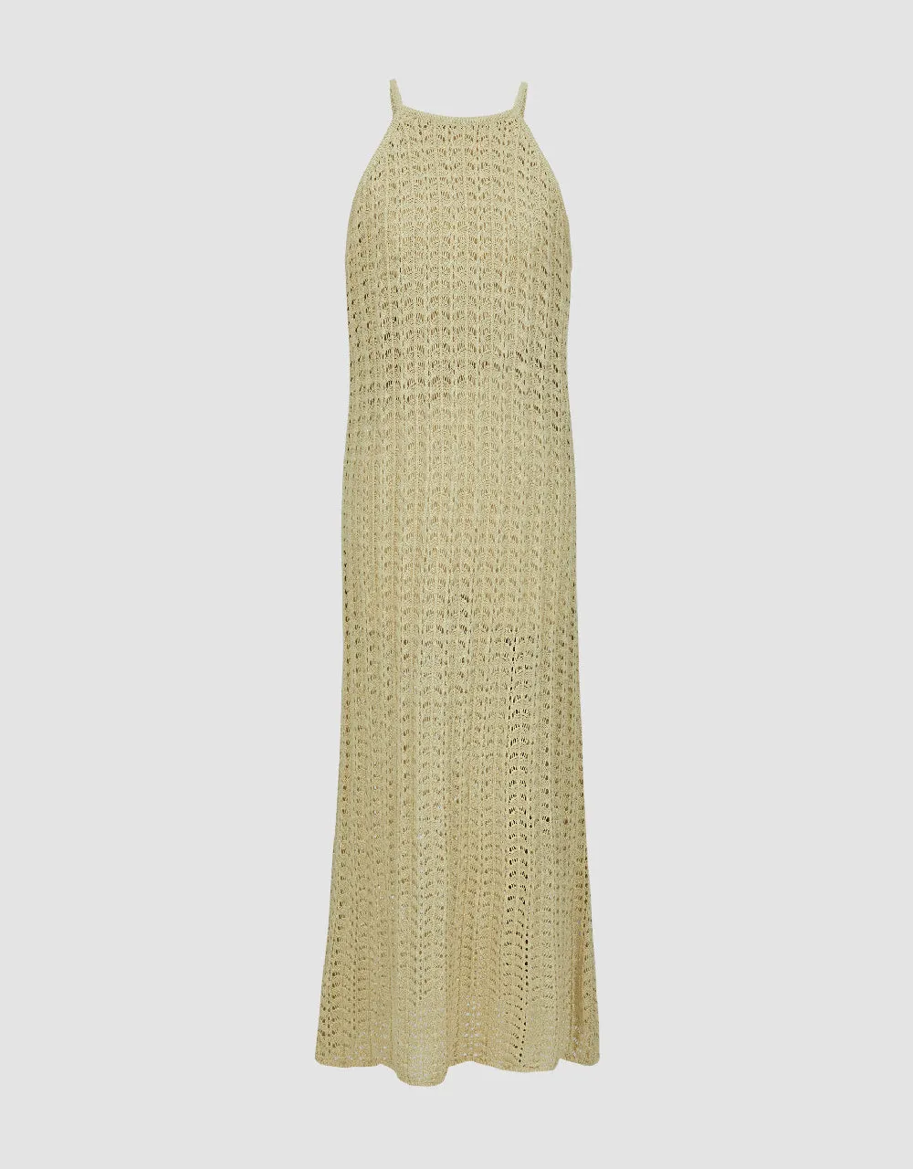 Sleeveless Crew Neck Knitted Dress sold by Urban Revivo product image thumbnail 2