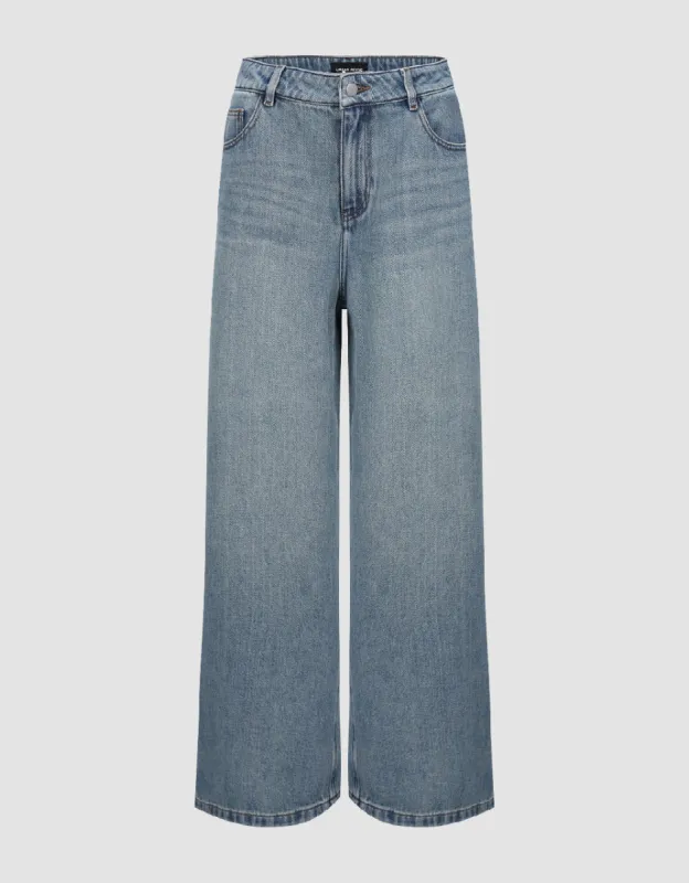 Wide-Leg Jeans sold by Urban Revivo
