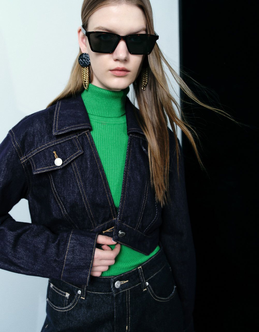 Lapel Denim Shirt sold by Urban Revivo product image thumbnail 5