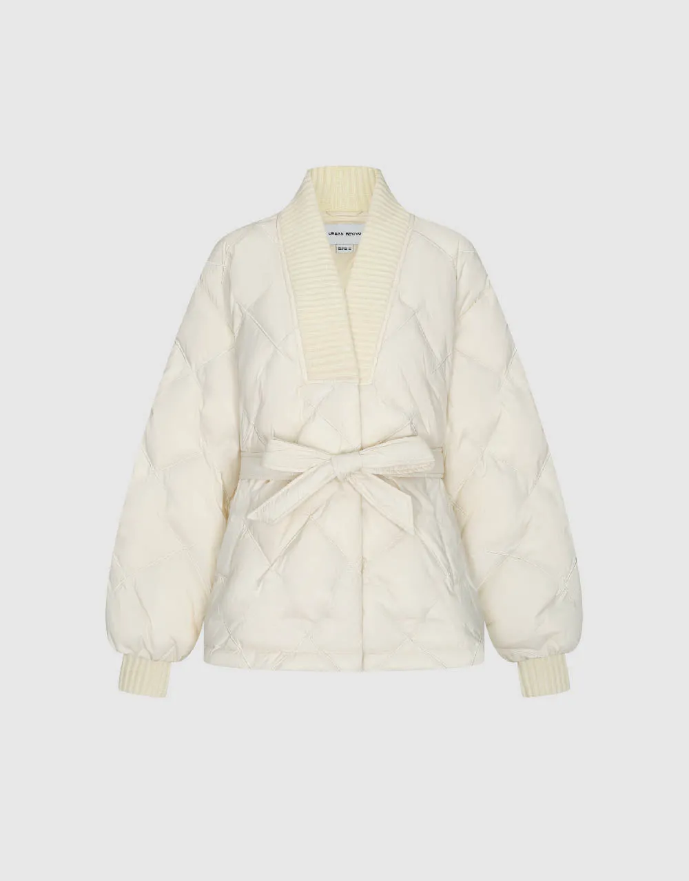 Quilted V-Neck Down Jacket sold by Urban Revivo product image thumbnail 2