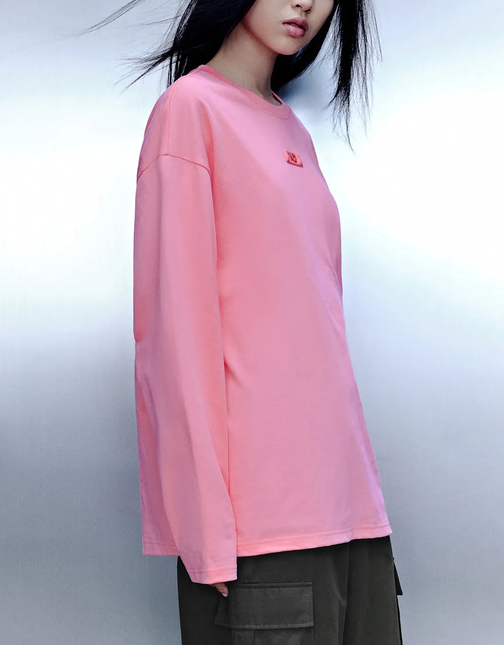 Letter Printed Crew Neck Loose T-Shirt sold by Urban Revivo product image thumbnail 3