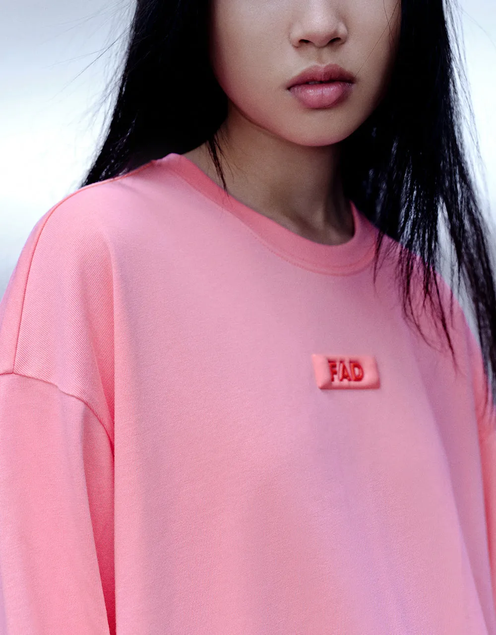 Letter Printed Crew Neck Loose T-Shirt sold by Urban Revivo product image thumbnail 4