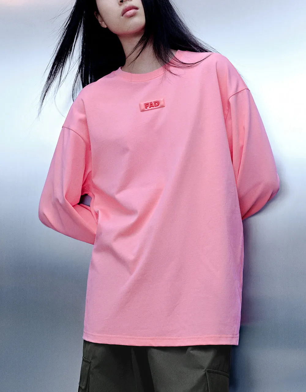 Letter Printed Crew Neck Loose T-Shirt sold by Urban Revivo product image thumbnail 2