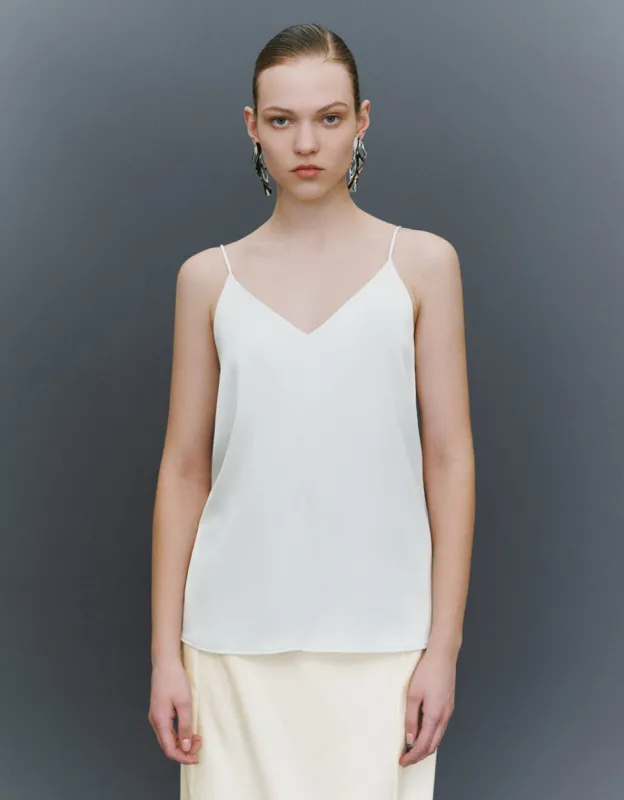 V-Neck Straight Cami Top sold by Urban Revivo