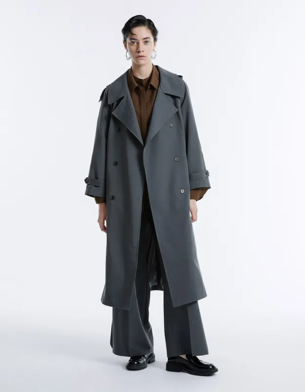 Double Breasted Belted Trench Coat sold by Urban Revivo