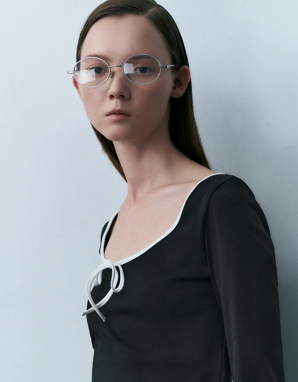 U Neck A-Line Knitted T-Shirt sold by Urban Revivo product image thumbnail 4