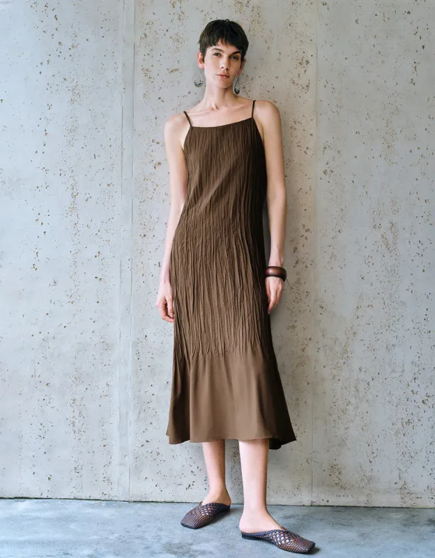 Square--cut Collar A-Line Cami Dress sold by Urban Revivo