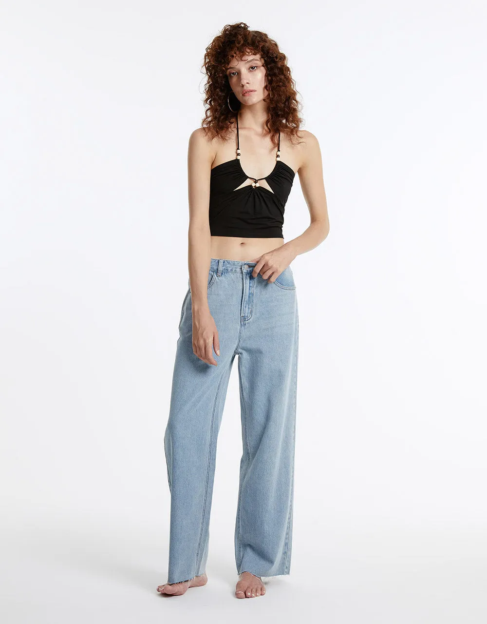 Cut Out Halter Top sold by Urban Revivo product image thumbnail 5