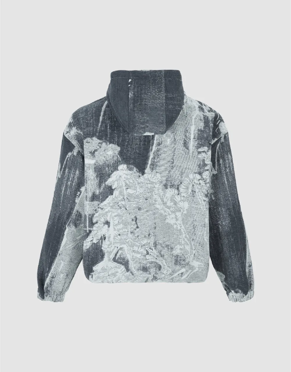 Zip Half Placket Printed Overhead Shirt sold by Urban Revivo product image thumbnail 2