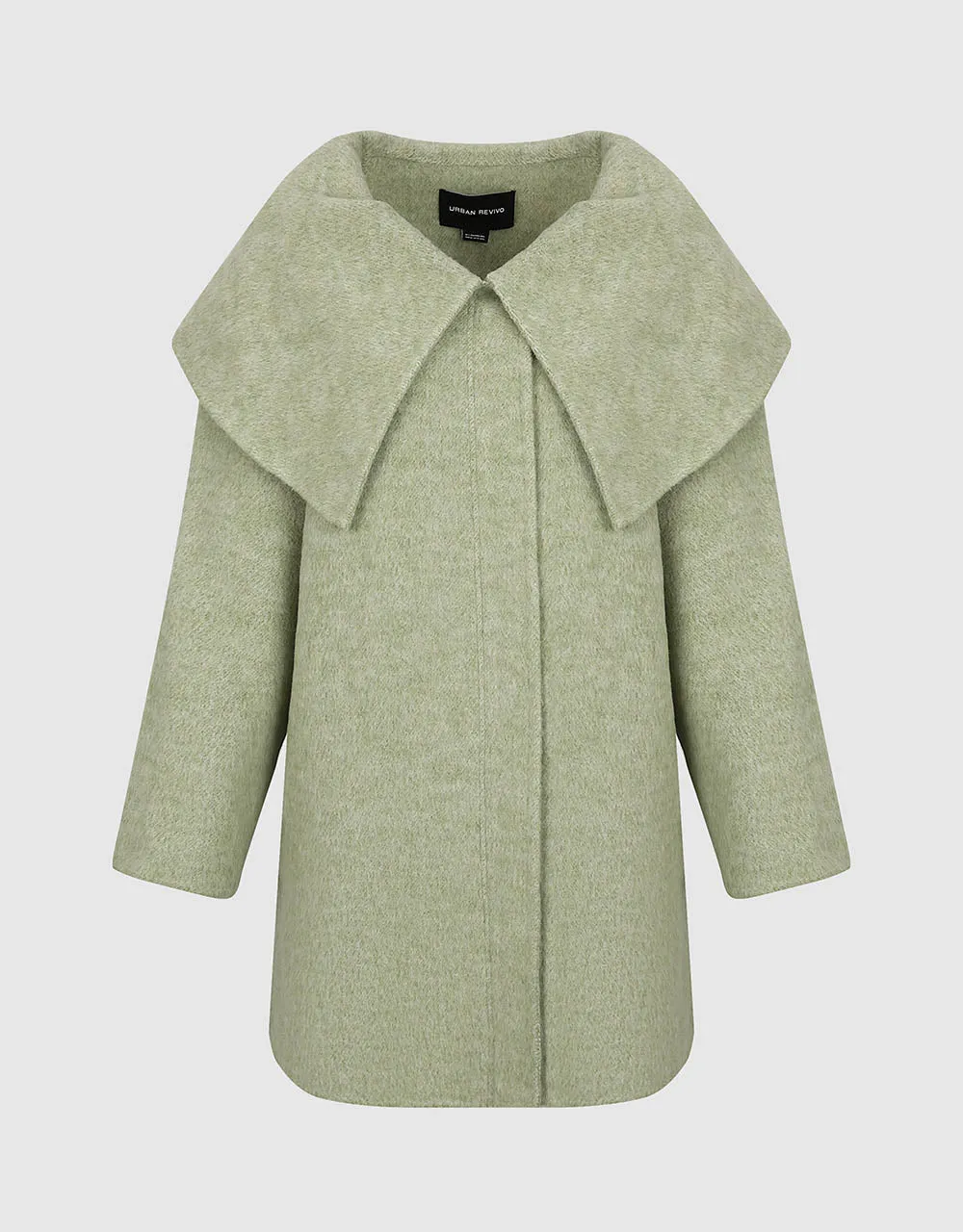 Loose A-Line Wool Blend Coat sold by Urban Revivo product image thumbnail 5