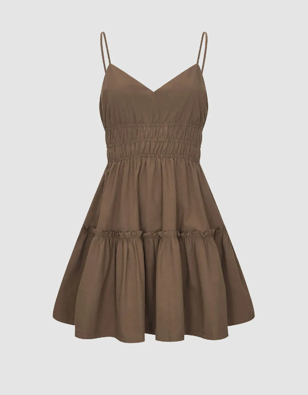 V-Neck A-Line Cami Dress sold by Urban Revivo product image thumbnail 4