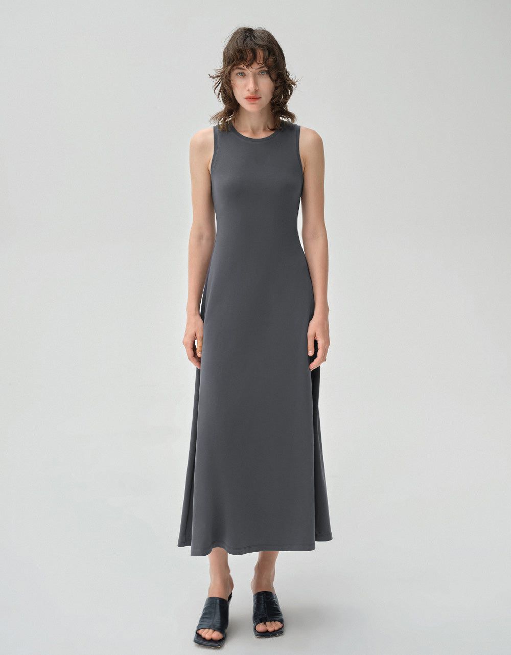 Sleeveless Crew Neck A-Line Dress sold by Urban Revivo