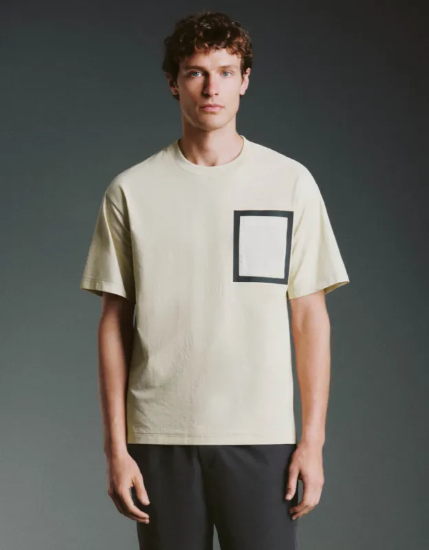 Crew Neck Loose T-Shirt sold by Urban Revivo