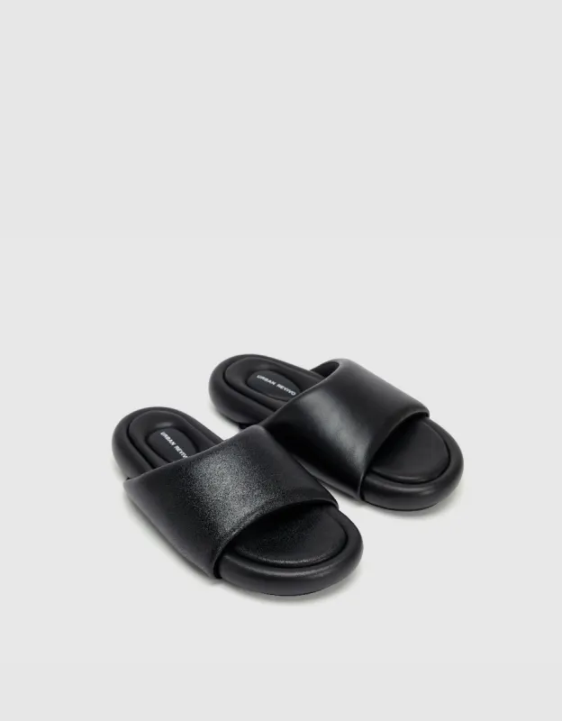 Vegan Leather Slippers sold by Urban Revivo