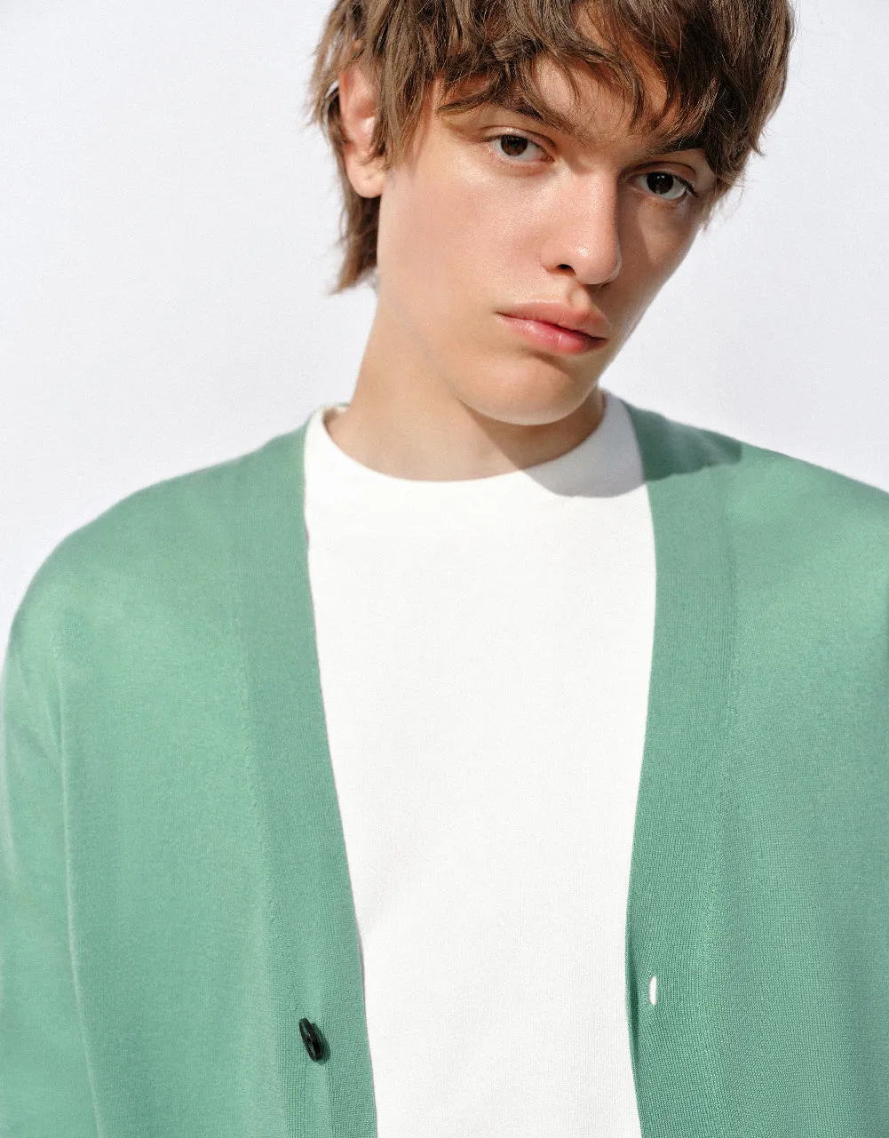 Straight Knitted Cardigan sold by Urban Revivo product image thumbnail 4