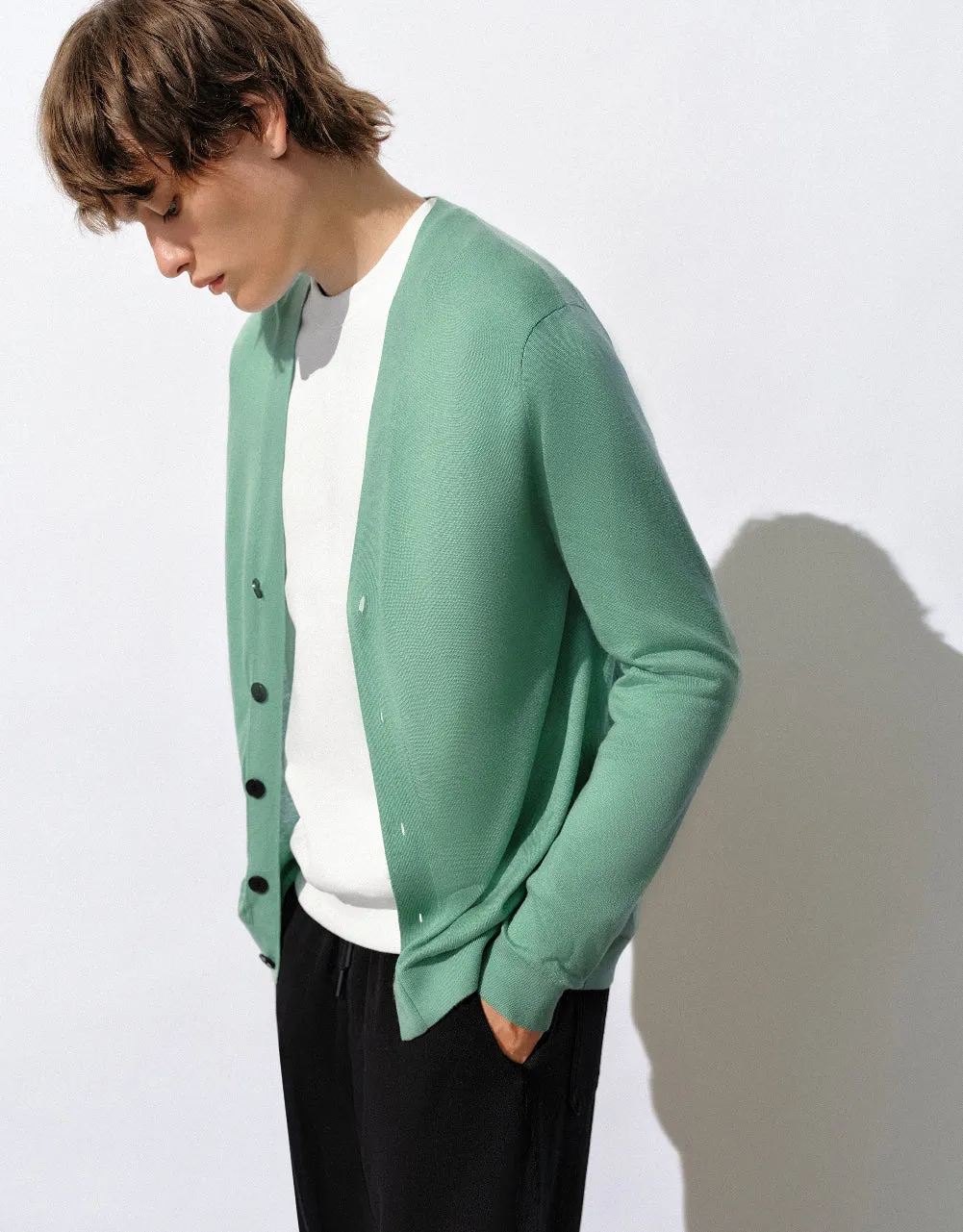 Straight Knitted Cardigan sold by Urban Revivo product image thumbnail 2