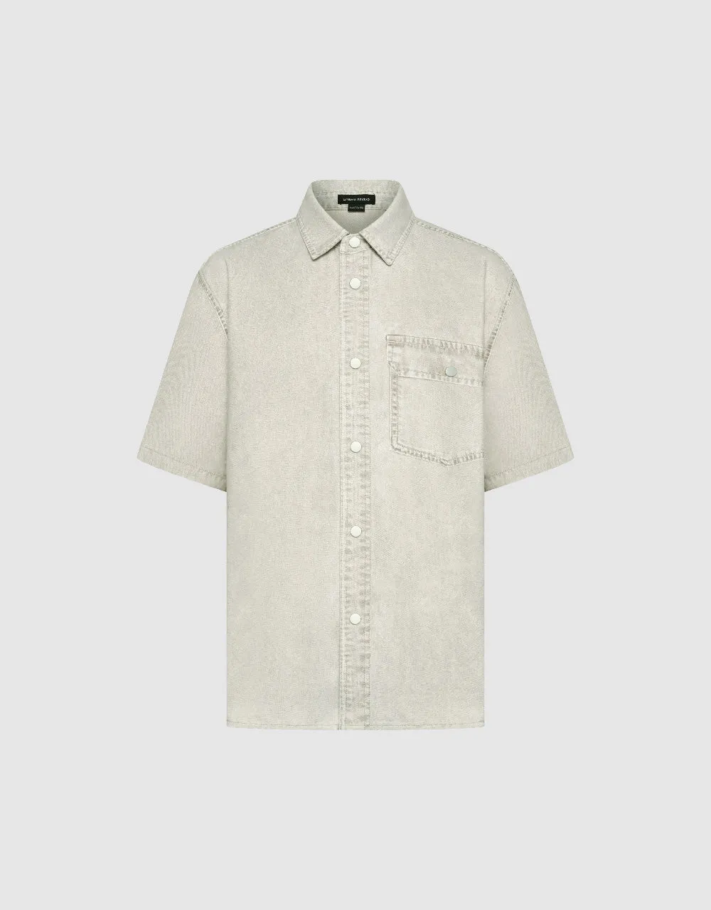 Fashion Denim Shirt sold by Urban Revivo product image thumbnail 2