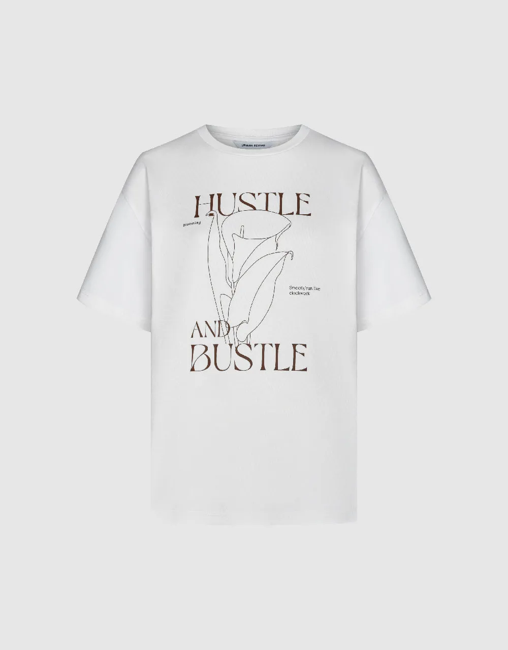 Printed Crew Neck Loose T-Shirt sold by Urban Revivo product image thumbnail 2