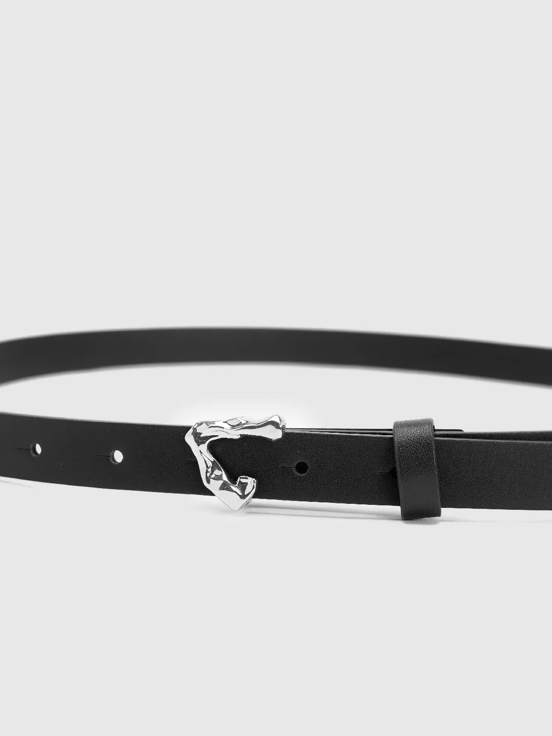 Vegan Leather Skinny Belt sold by Urban Revivo product image thumbnail 5