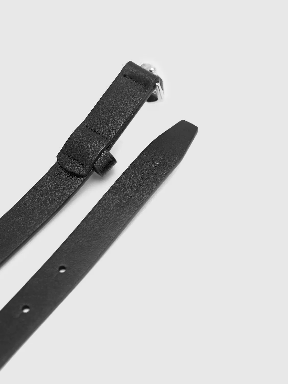 Vegan Leather Skinny Belt sold by Urban Revivo product image thumbnail 4