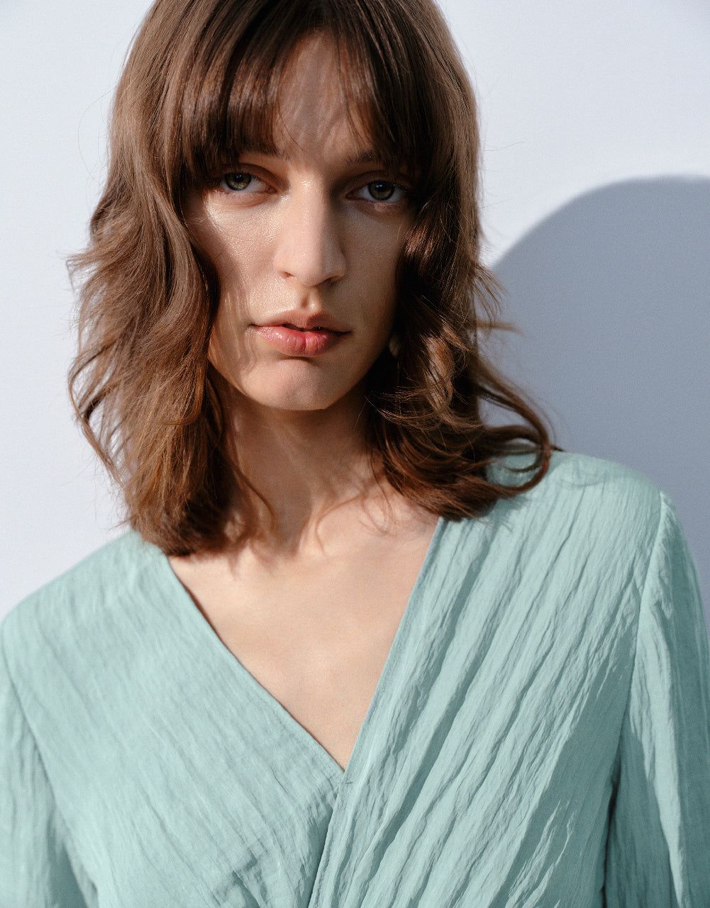 Textured Surplice Front A-Line Dress sold by Urban Revivo product image thumbnail 4