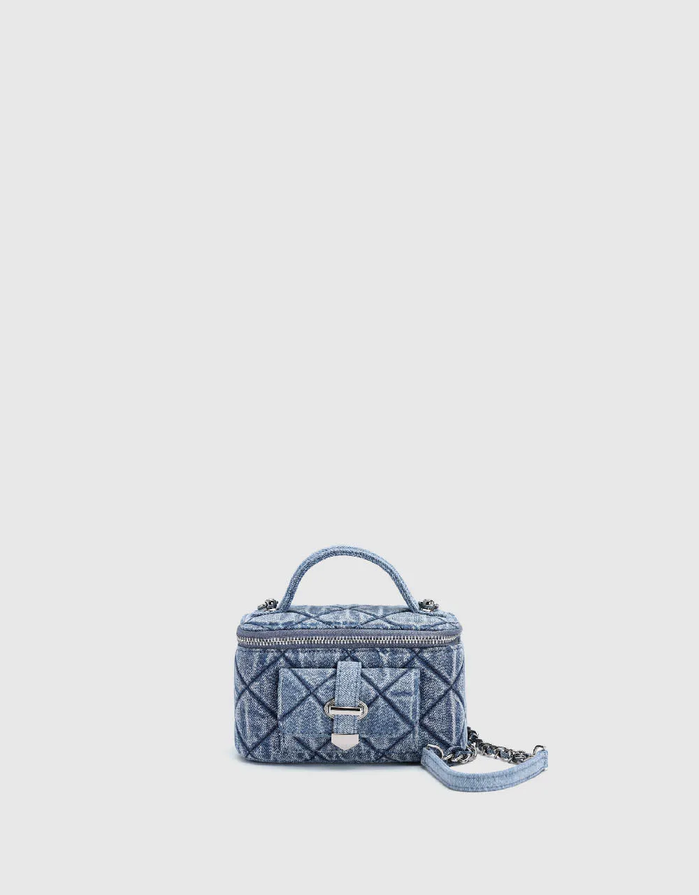 Embossed Denim Box Bag sold by Urban Revivo