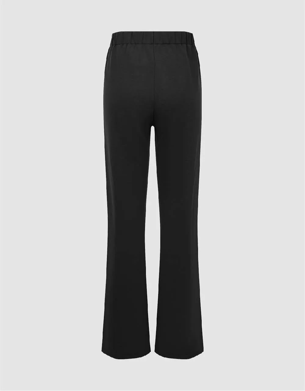 Elastic Waist Knitted Flare Pants sold by Urban Revivo product image thumbnail 3