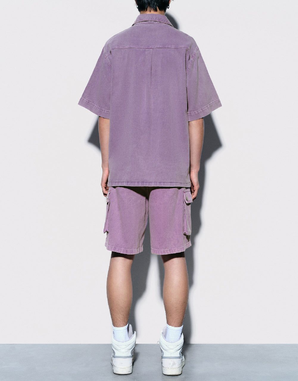 Drop Shoulder Sleeve Loose Denim Shirt sold by Urban Revivo product image thumbnail 4