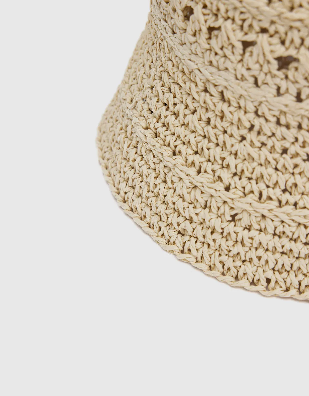 Crochet Straw Hat sold by Urban Revivo product image thumbnail 5