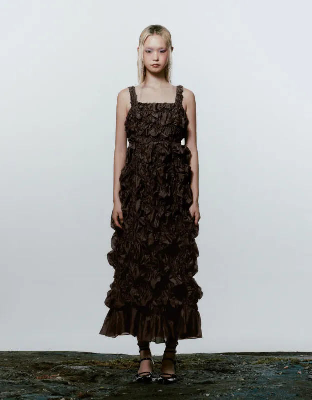 Sleeveless Square-cut Collar A-Line Dress sold by Urban Revivo