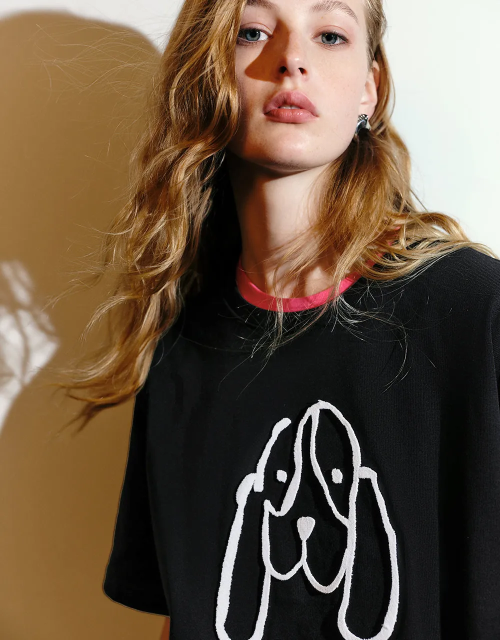 Printed Crew Neck Straight T-Shirt sold by Urban Revivo product image thumbnail 4
