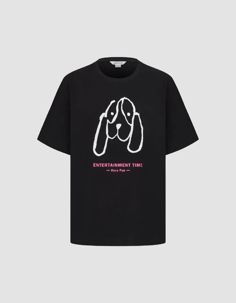 Printed Crew Neck Straight T-Shirt sold by Urban Revivo product image thumbnail 2