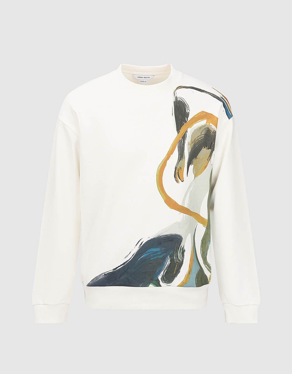 Printed Crew Neck Sweatshirt sold by Urban Revivo product image thumbnail 2
