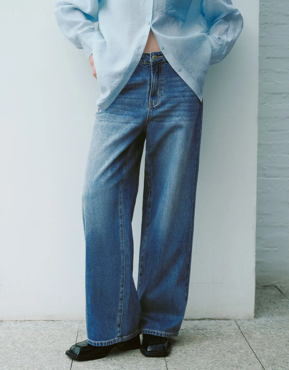 Wide-Leg Jeans sold by Urban Revivo product image thumbnail 2