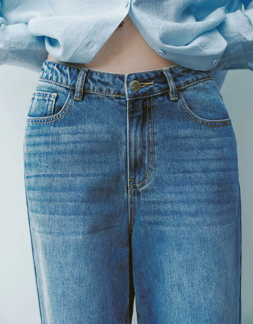 Wide-Leg Jeans sold by Urban Revivo product image thumbnail 5