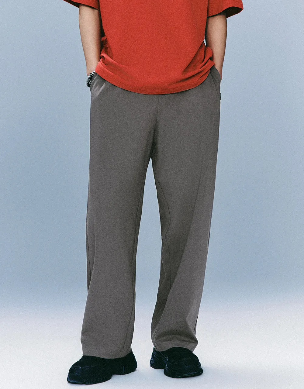 Drawstring Waist Wide-Leg Loose Pants sold by Urban Revivo product image thumbnail 2