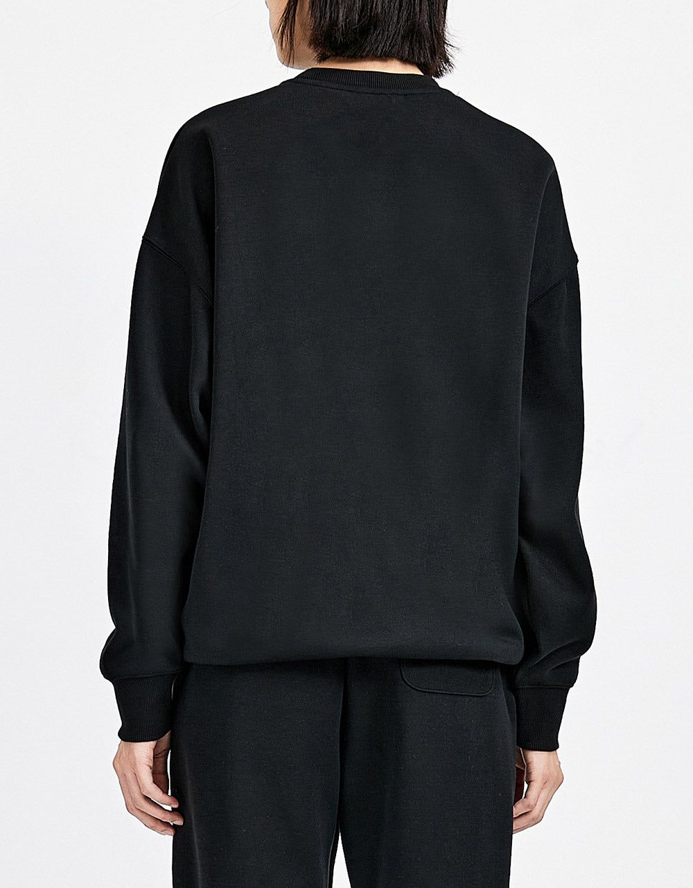 Letter Embroidery Drop Shoulder Sweatshirt sold by Urban Revivo product image thumbnail 4