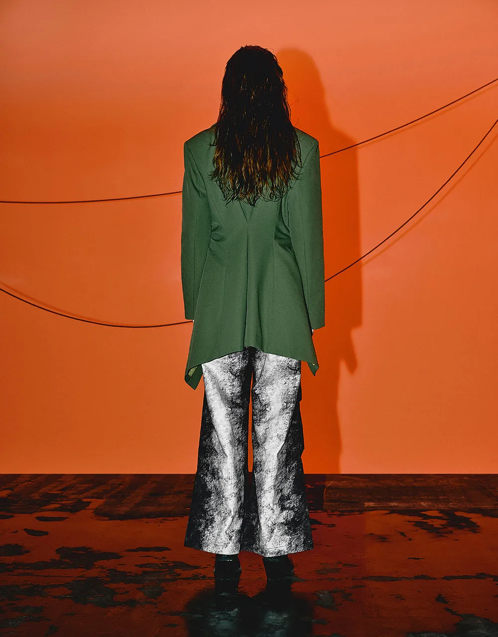 Printed Loose Wide-Leg Pants sold by Urban Revivo product image thumbnail 5