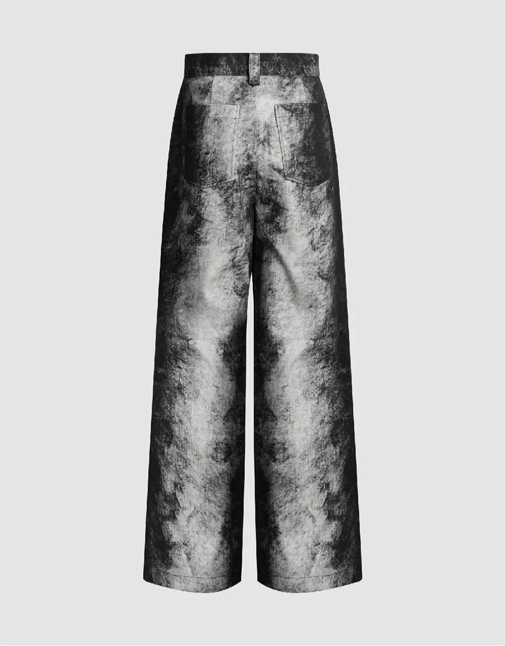 Printed Loose Wide-Leg Pants sold by Urban Revivo product image thumbnail 3