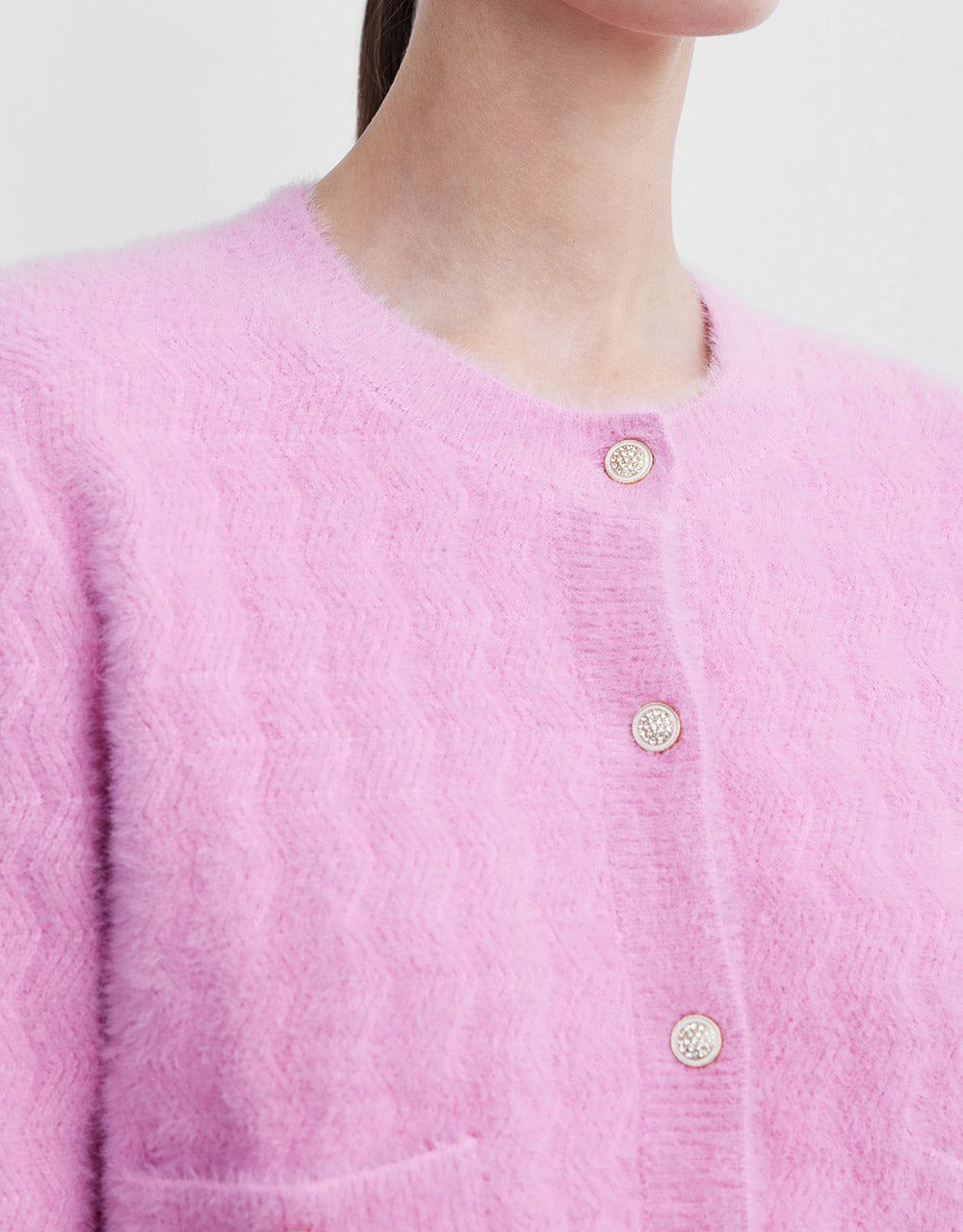 Fluffy Knit Cardigan sold by Urban Revivo product image thumbnail 3
