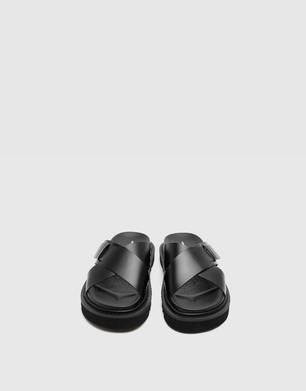 Vegan Leather Round Toe Slippers sold by Urban Revivo product image thumbnail 4