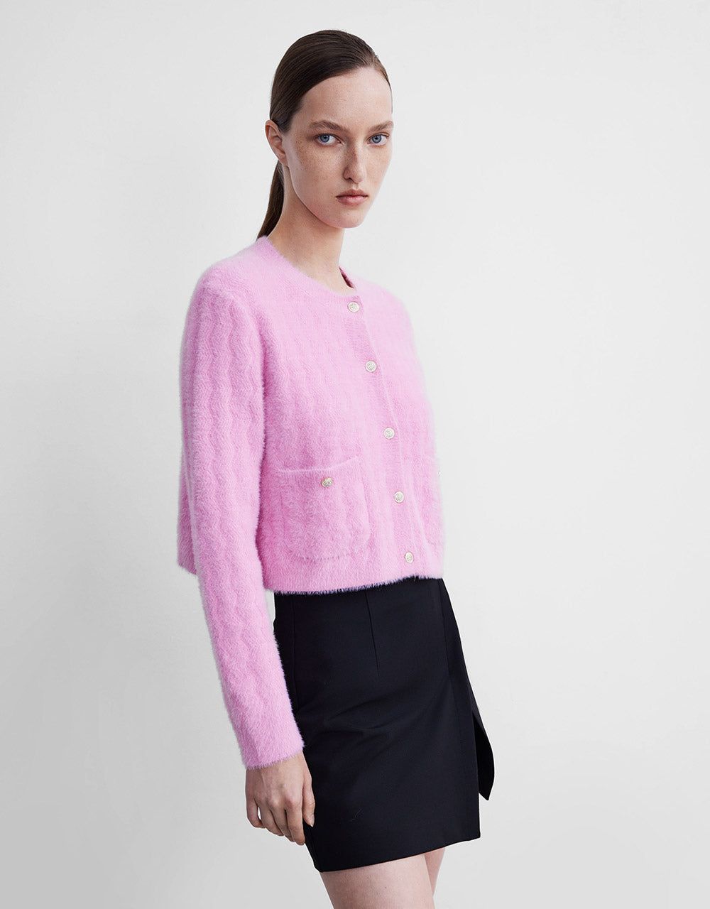 Fluffy Knit Cardigan sold by Urban Revivo product image thumbnail 5