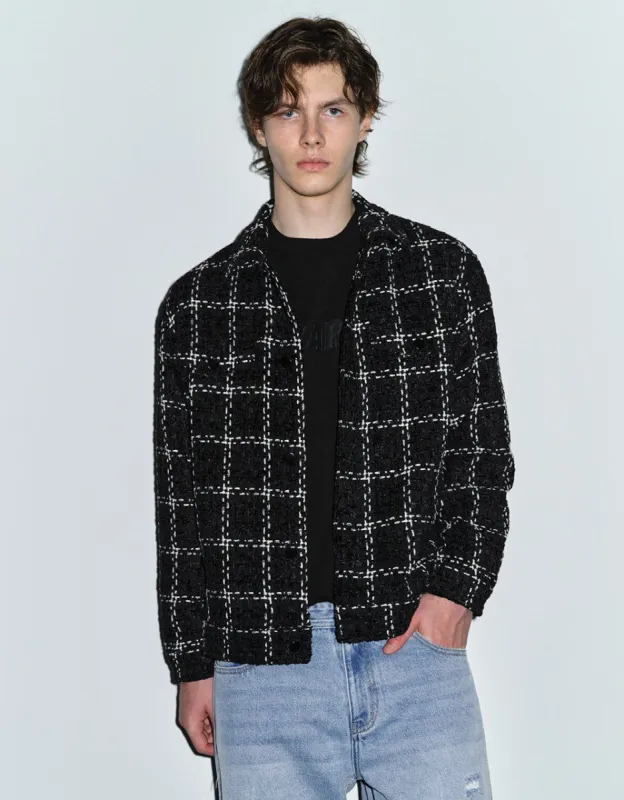 Straight Tweed Jacket sold by Urban Revivo