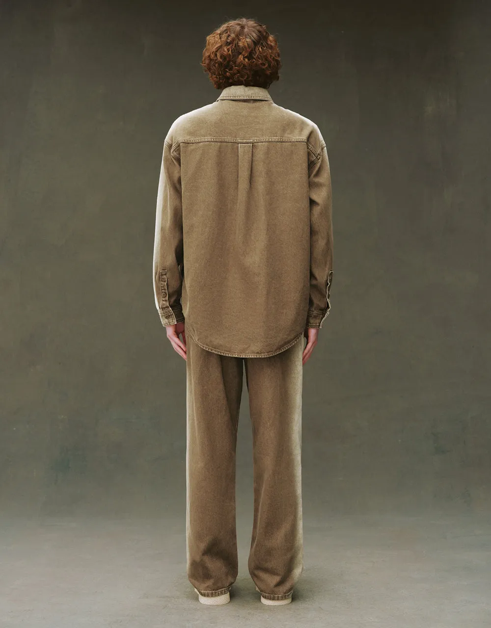 Button Up Denim Shirt sold by Urban Revivo product image thumbnail 5