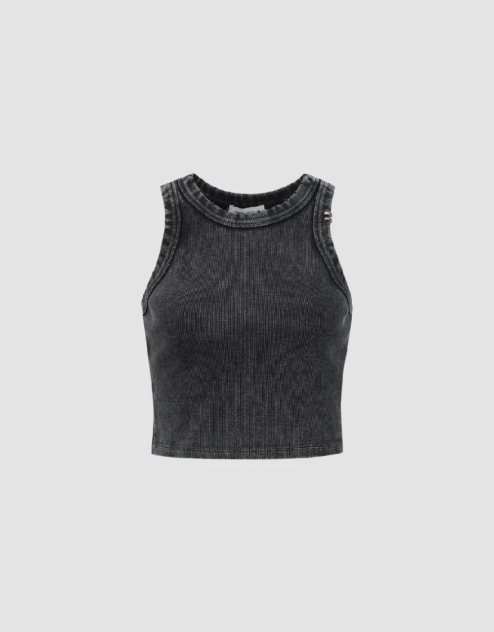 Cropped Crew Neck Tank Top sold by Urban Revivo