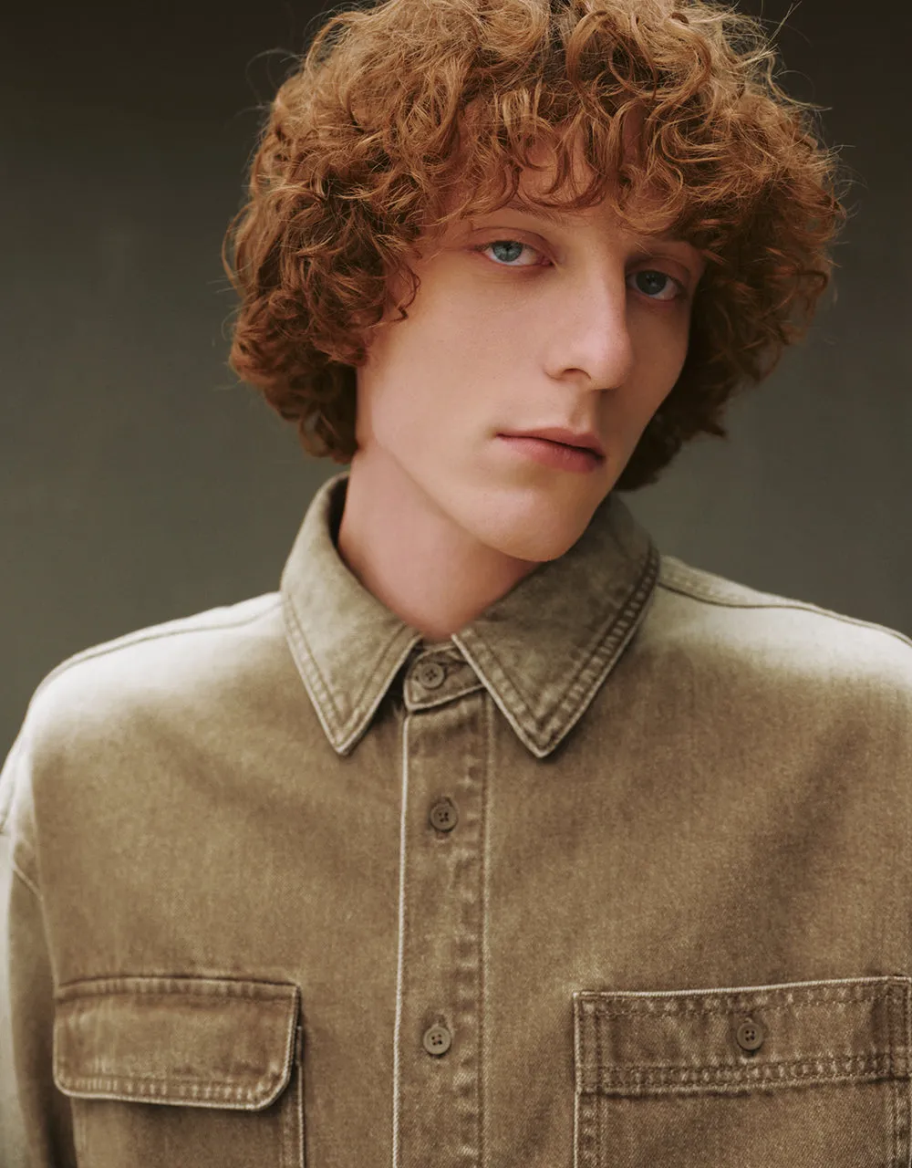 Button Up Denim Shirt sold by Urban Revivo product image thumbnail 4