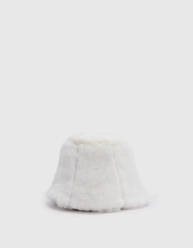 Furry Bucket Hat sold by Urban Revivo